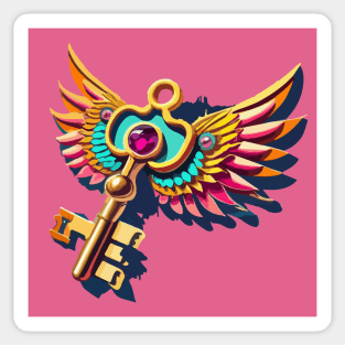 Magic Flying Key Sticker